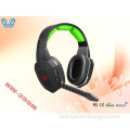 2014 hot sale portable rechargeable wireless gaming headset with led logo lighting earlaps